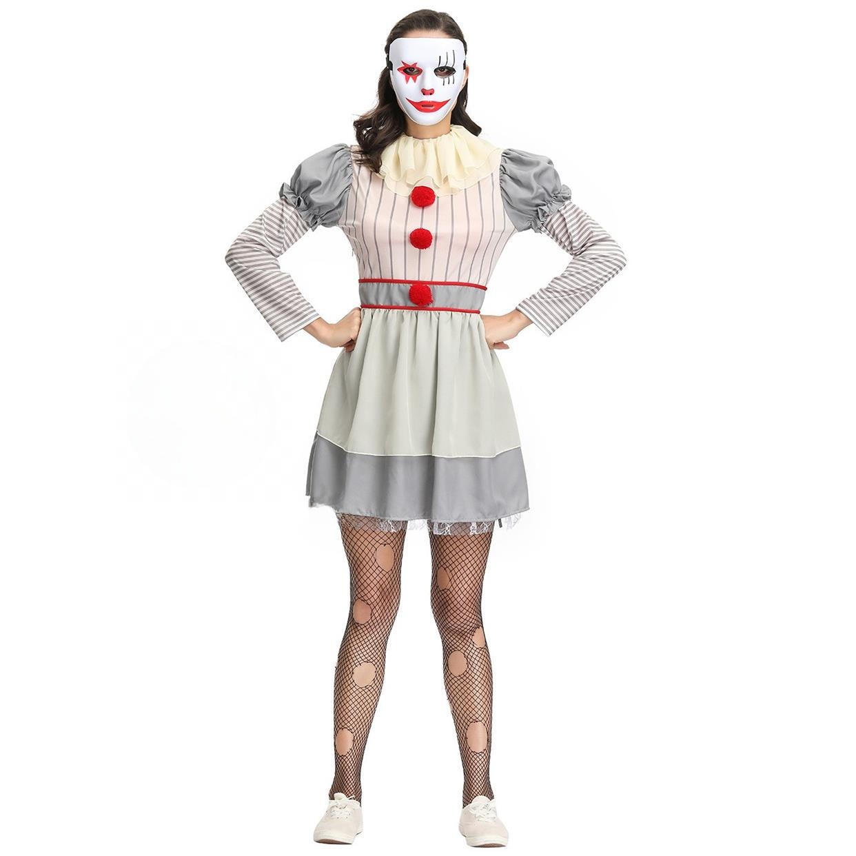 Ethnic Wear Fashion Designer - Duży kostium klauna na Halloween, strój