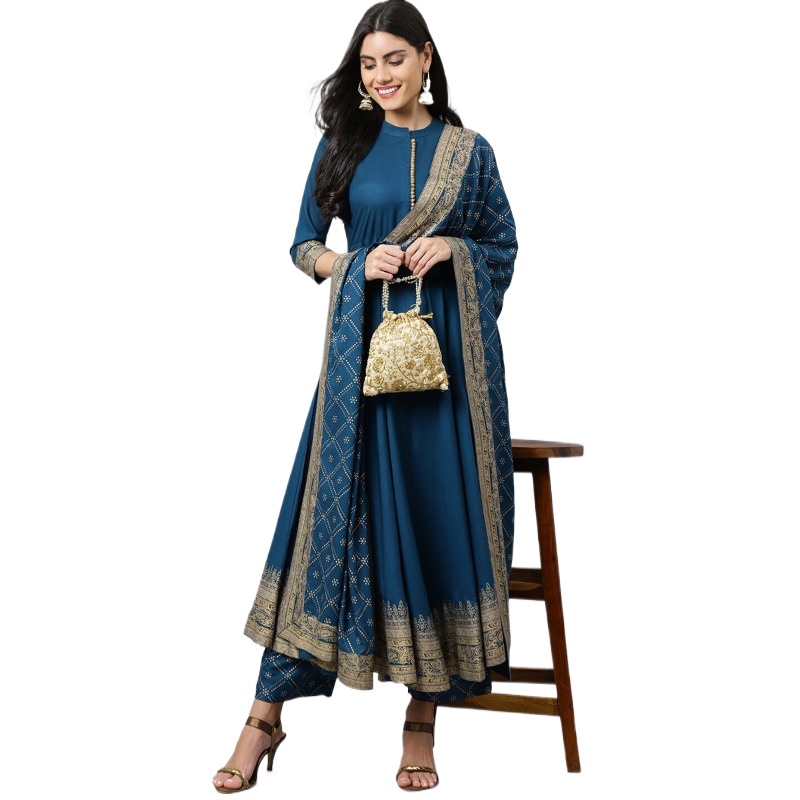 Salwar Kameez Set - Indyjski strój etniczny damski Kurta Set