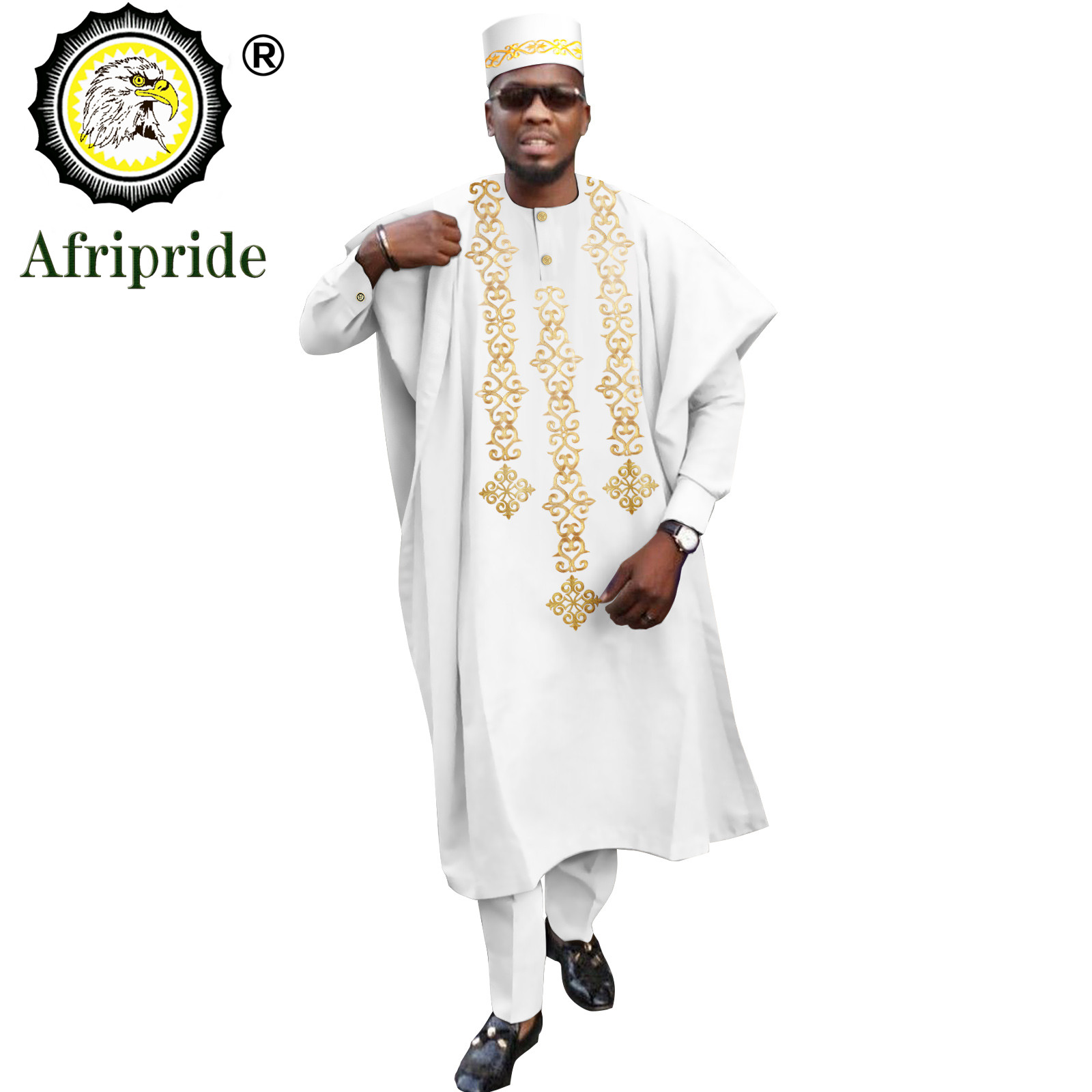 Dashiki Shirt Men - Tradycyjne afrykańskie ubrania dla mężczyzn haft