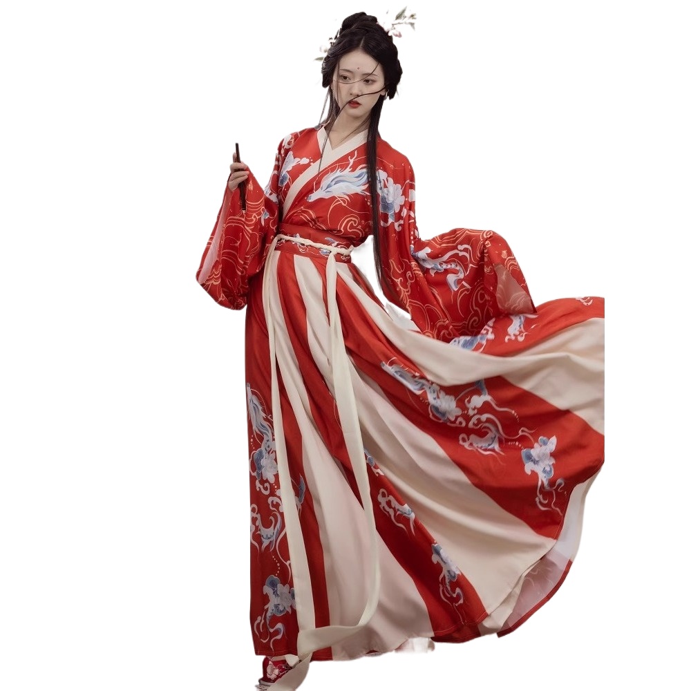 Fashion Show Ethnic Wear - Tradycyjna chińska odzież Hanfu damska sukienka