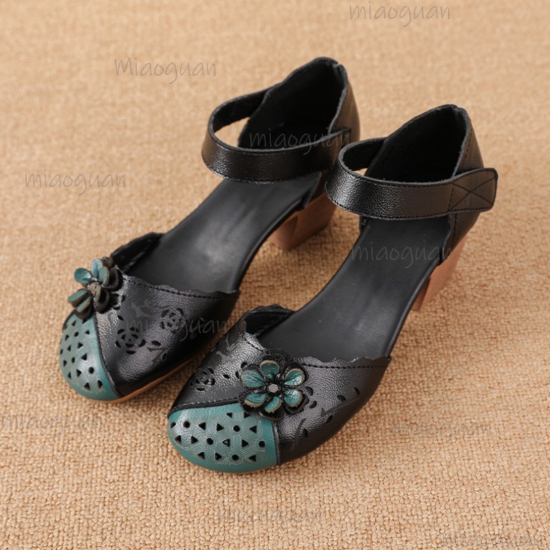 The Ethnic Fashion - Sandały gladiatorki z wycięciami na palcach,