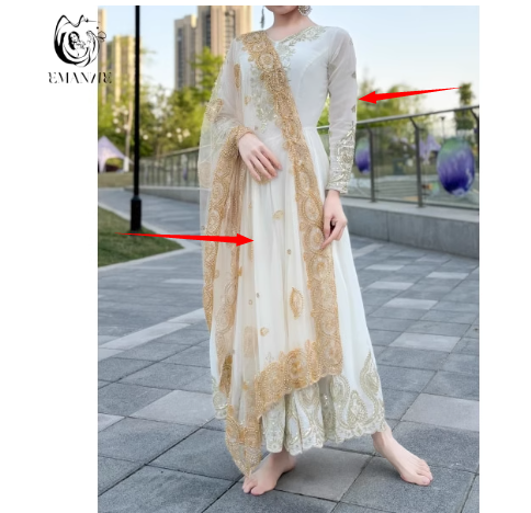 Tradycyjny indyjski strój dams – Salwar Kameez Set recenzja i cena