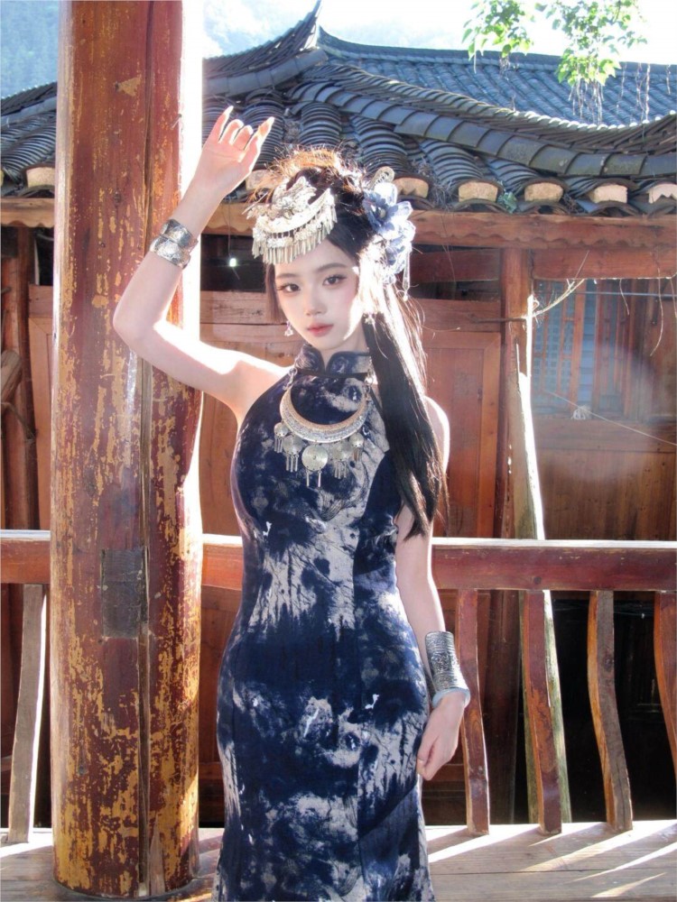 Nowa sukienka batik, styl etni – Fashion Show Ethnic Wear recenzja i cena