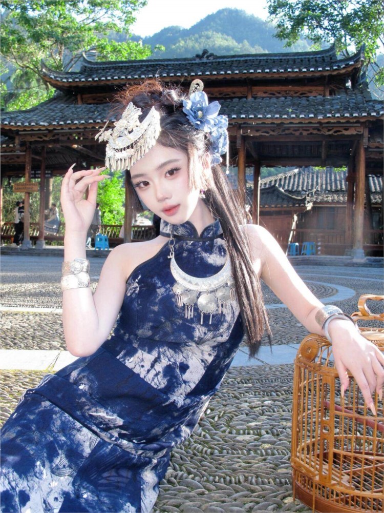 Nowa sukienka batik, styl etni – Fashion Show Ethnic Wear recenzja i cena