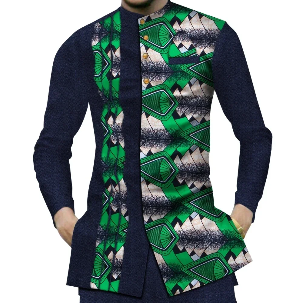 Casual 100% bawełna męska odzi – Dashiki Shirt Men recenzja i cena