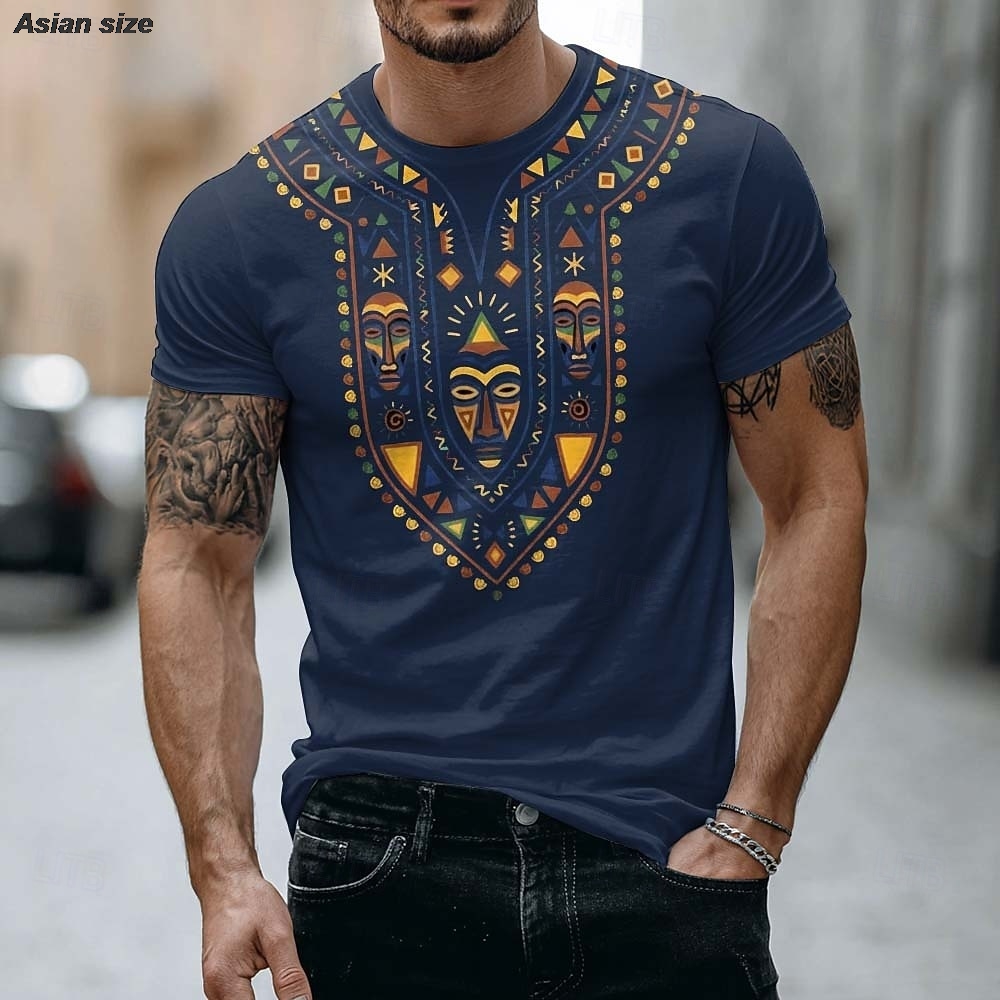 Męska koszulka z afrykańską ma – Dashiki Shirt Men recenzja i cena