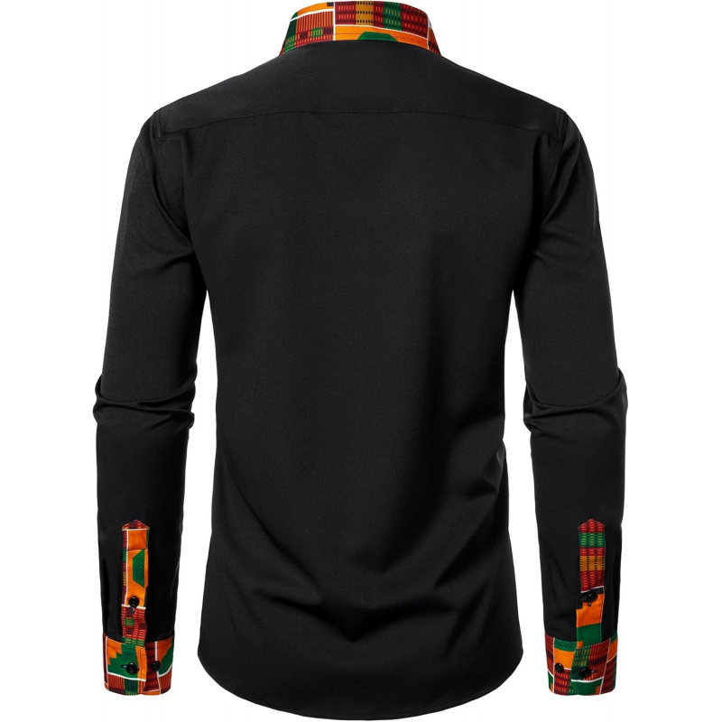 Męska koszula wizytowa z długi – Dashiki Shirt Men recenzja i cena
