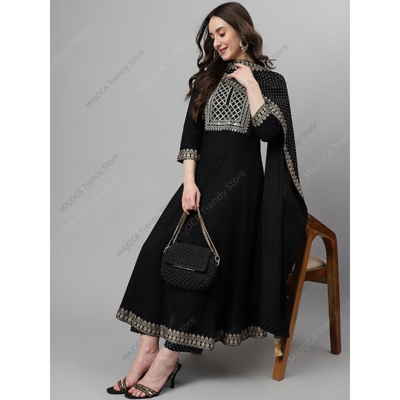 Indyjski/Pakistański damski ze – Salwar Kameez Set recenzja i cena