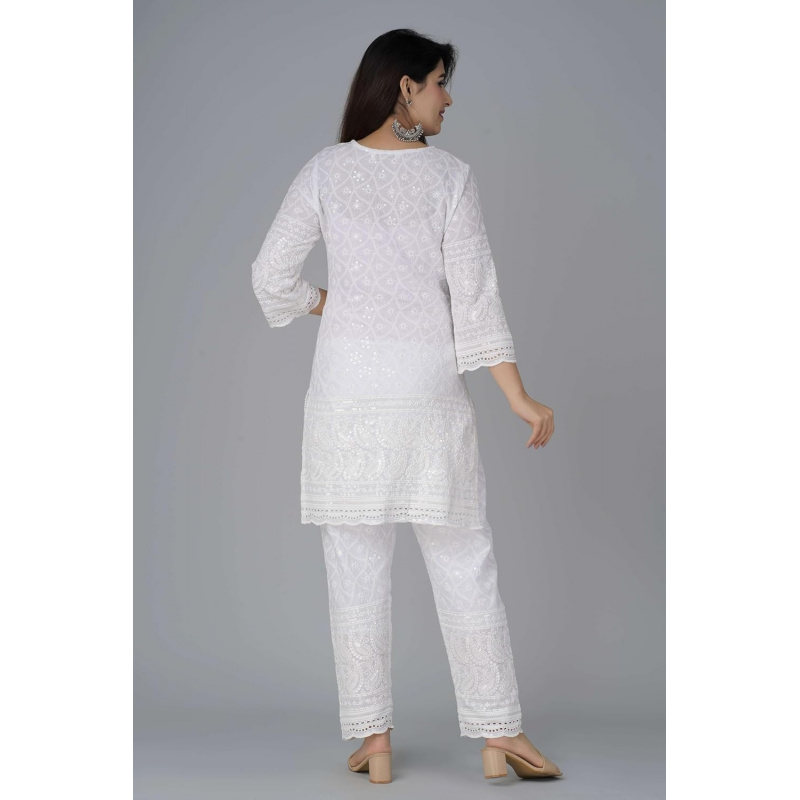 Bawełniane indyjskie kurtis Ch – Salwar Kameez Set recenzja i cena