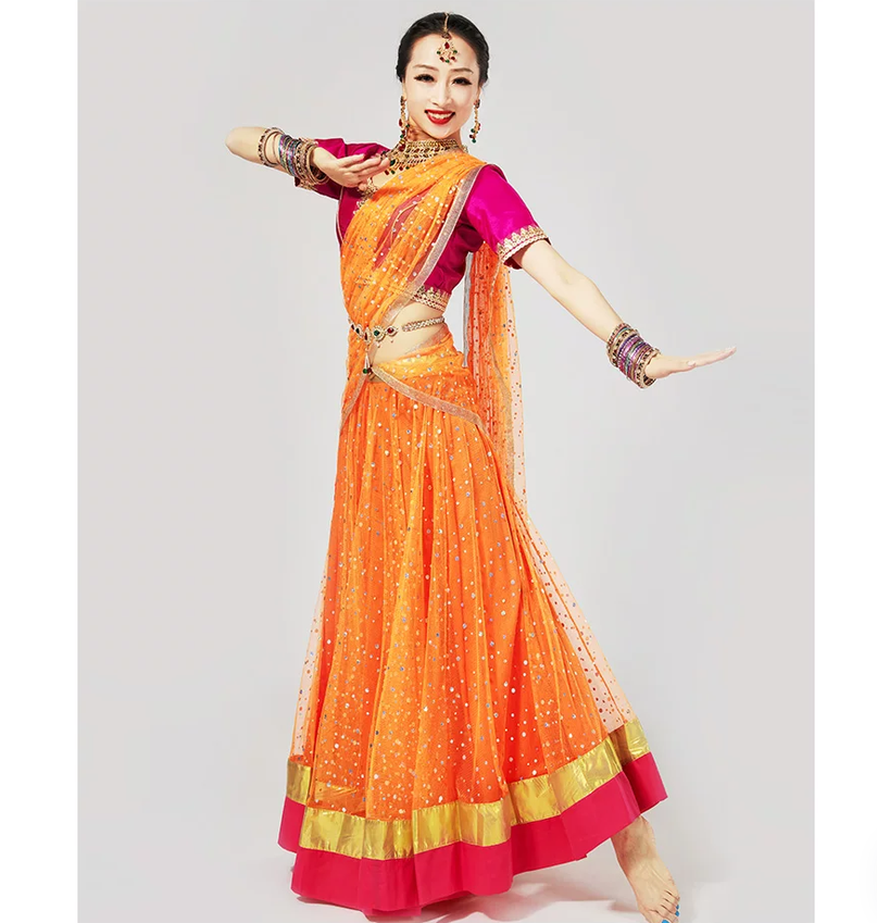 Strój do tańca indyjskiego, ko – Salwar Kameez Set recenzja i cena