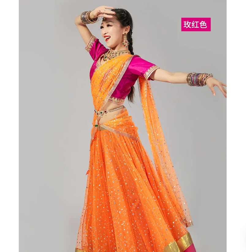 Strój do tańca indyjskiego, ko – Salwar Kameez Set recenzja i cena